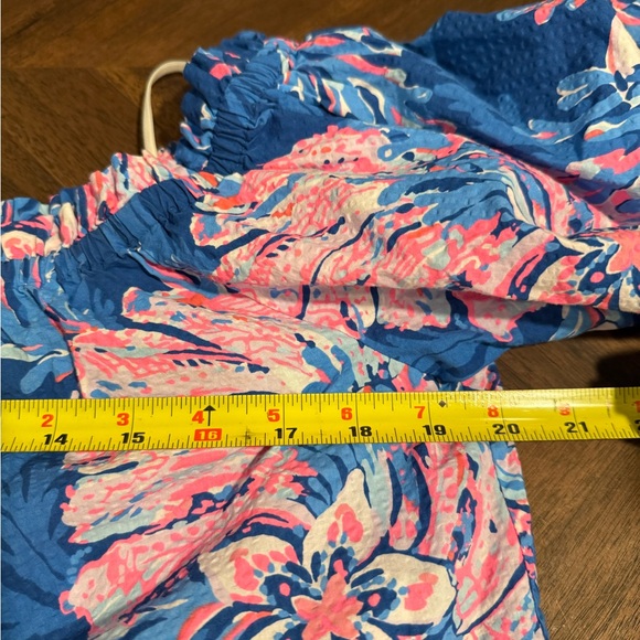 Lilly Pulitzer, 2 Piece Set Croix Top & Deavan Midi Skirt Blue Pink, Size L - Picture 11 of 15